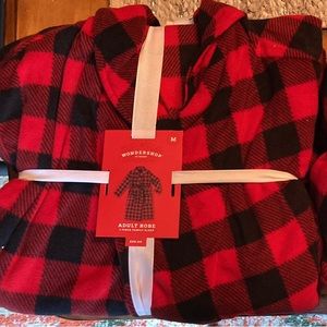 Wondershop Fleece Buffalo Check Robes